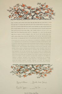 Our Jewish wedding contract